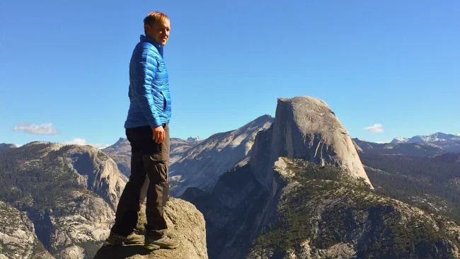 Cris Hazzard Hiking in Yosemite