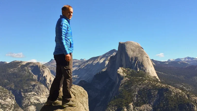 Cris Hazzard Hiking in Yosemite
