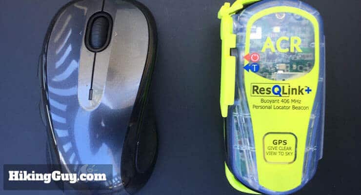 ACR ResQLink next to mouse