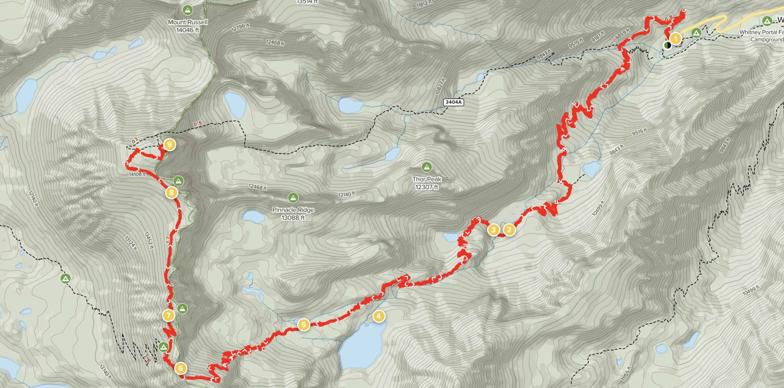 Altrails Topo Map