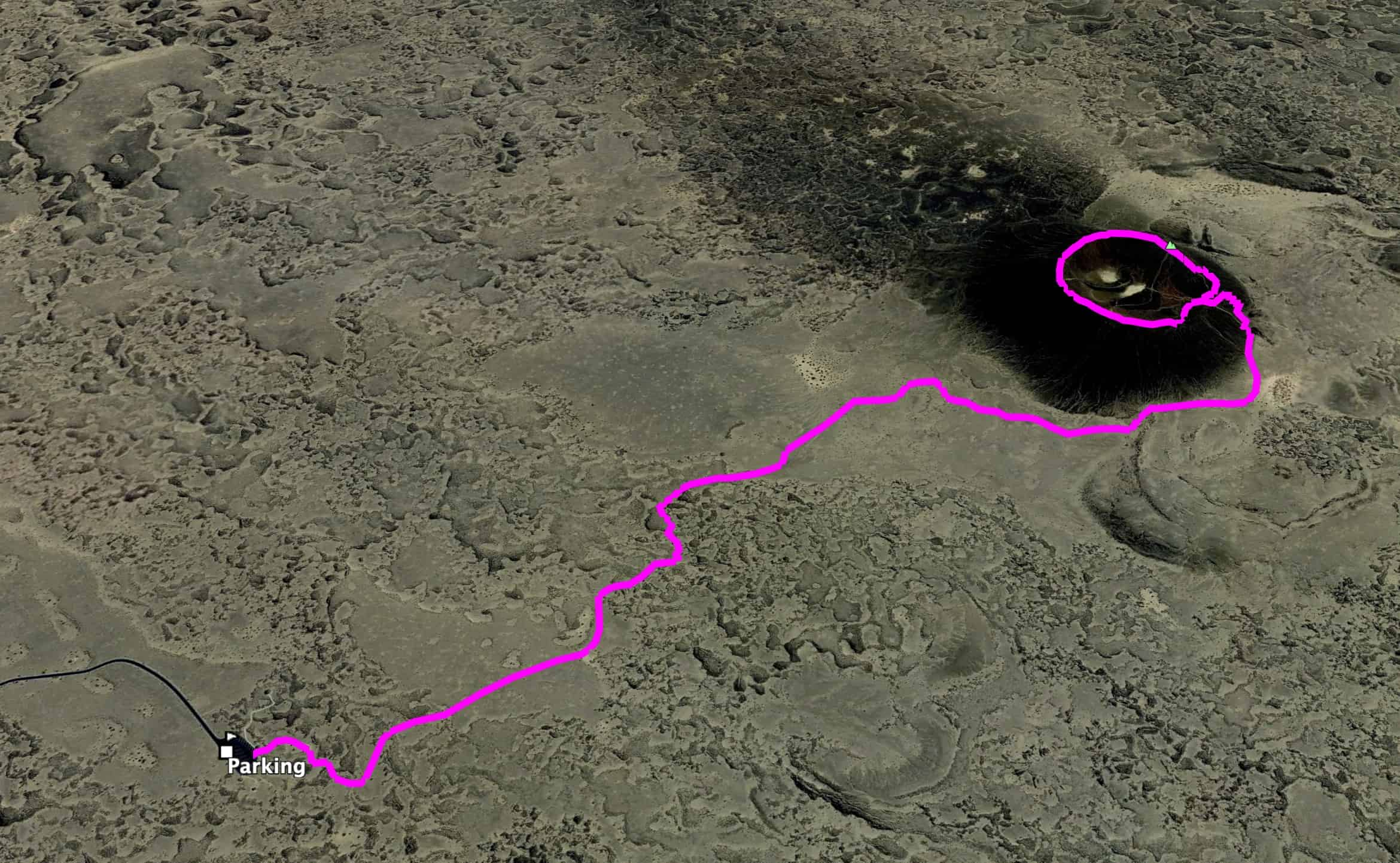 Amboy Crater 3d Map