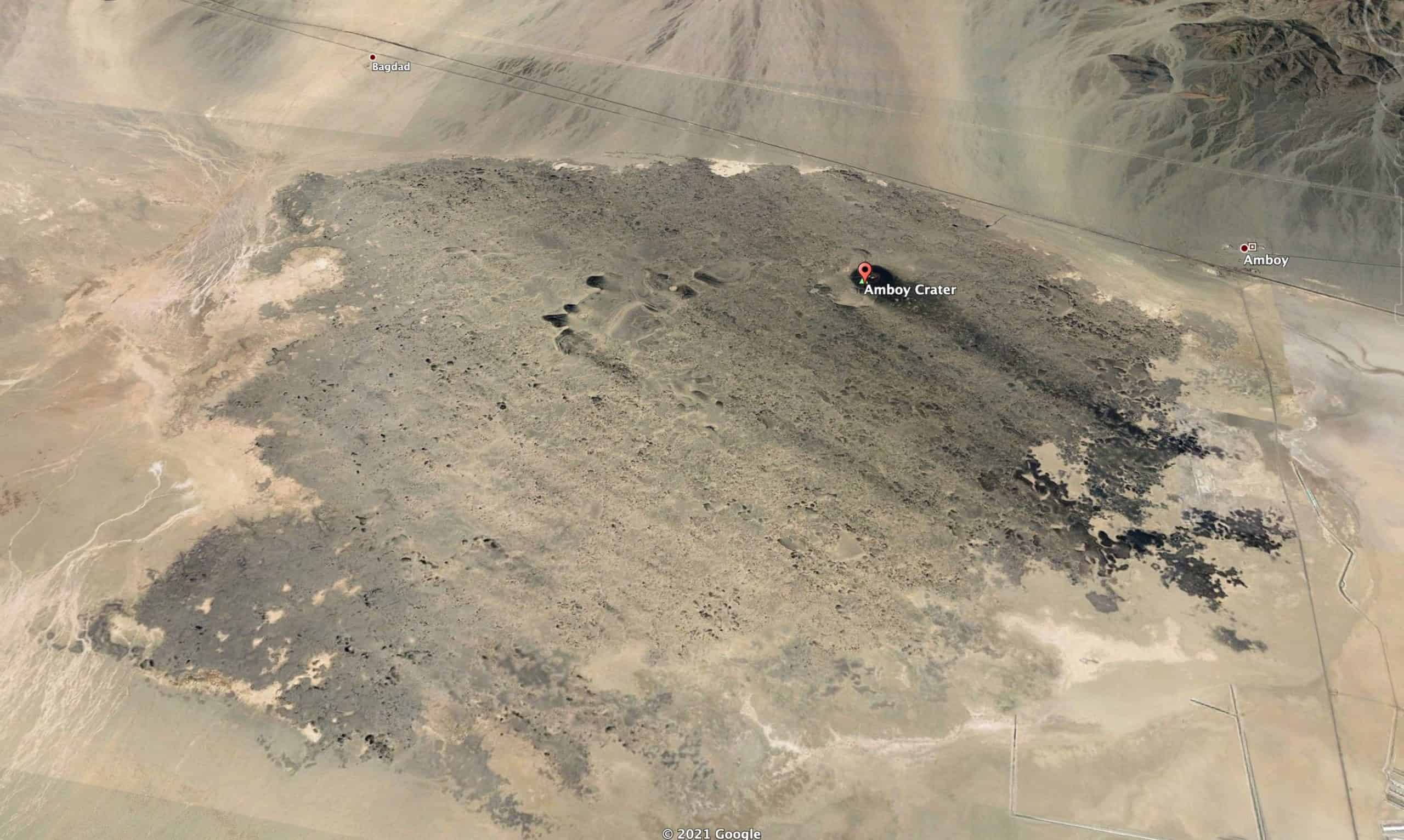 Amboy Crater Eruption