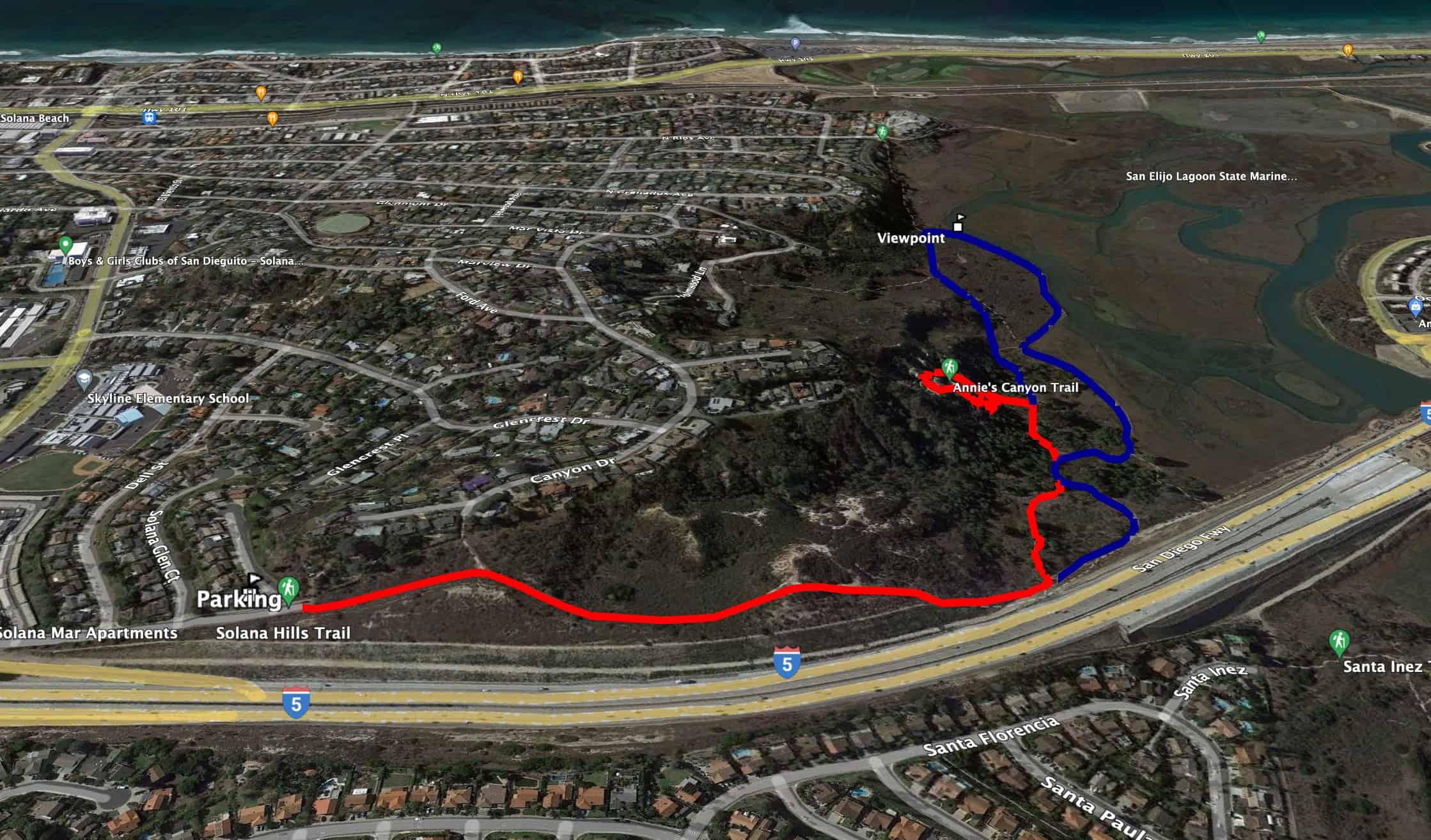 Annies Canyon Trail 3d Map