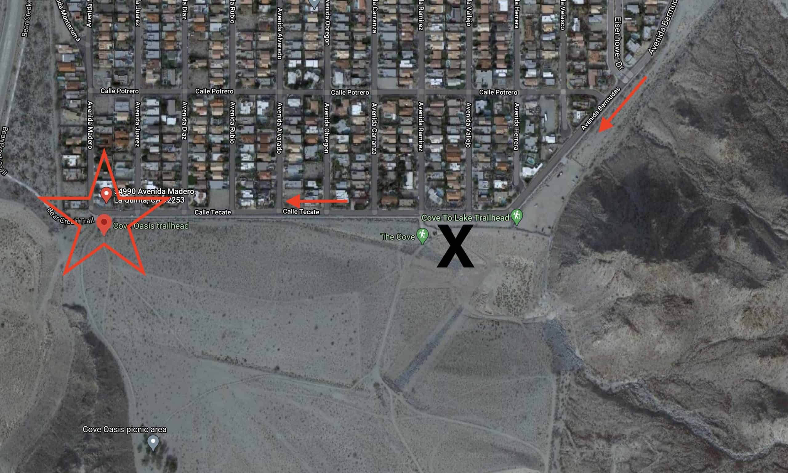 Bear Creek Oasis Parking Detail