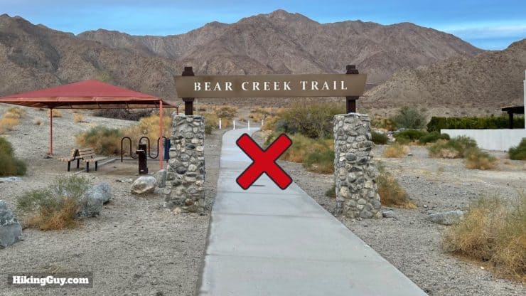 Bear Creek Oasis Trail Directions 2