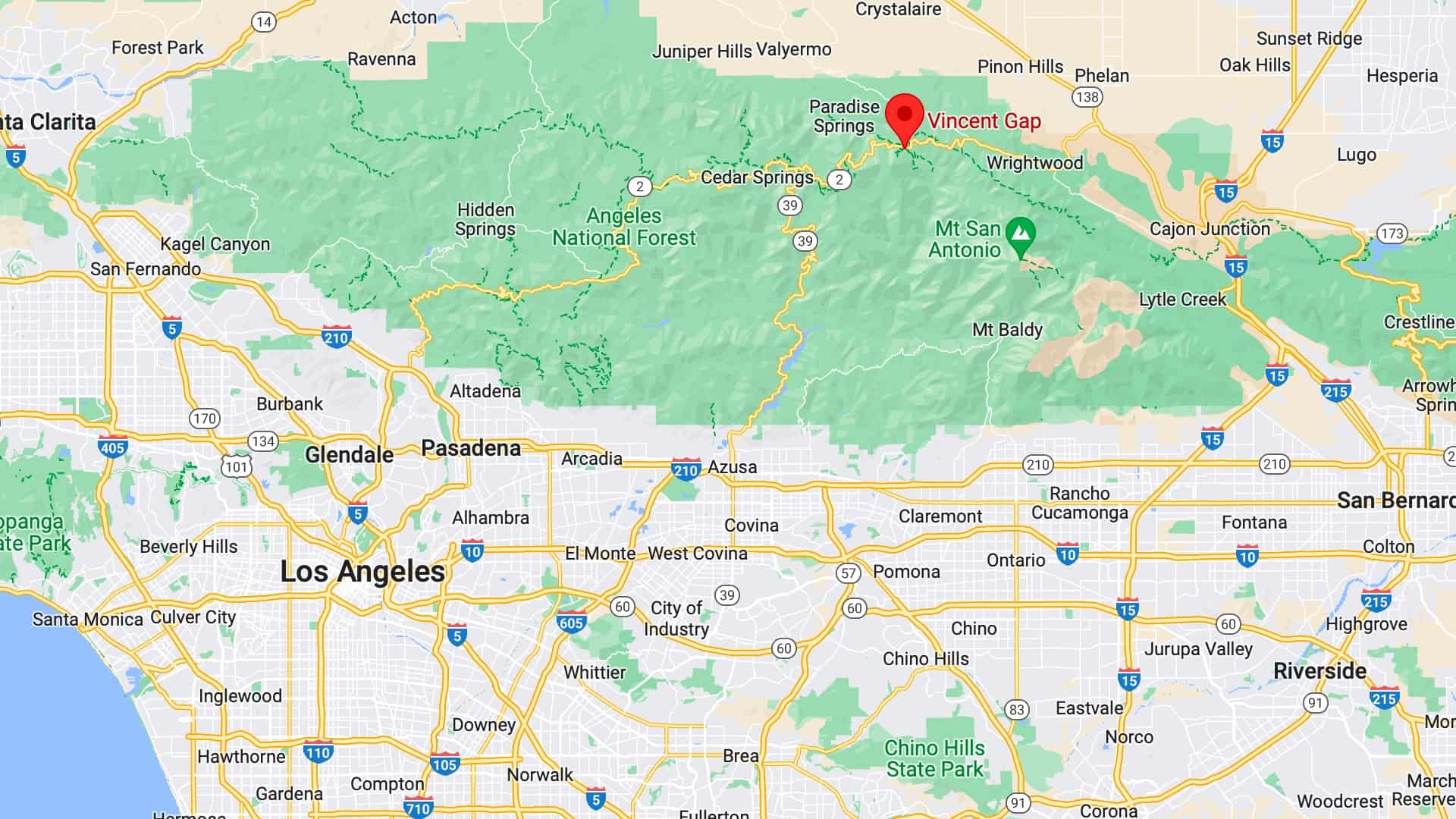 Big Horn Mine Parking