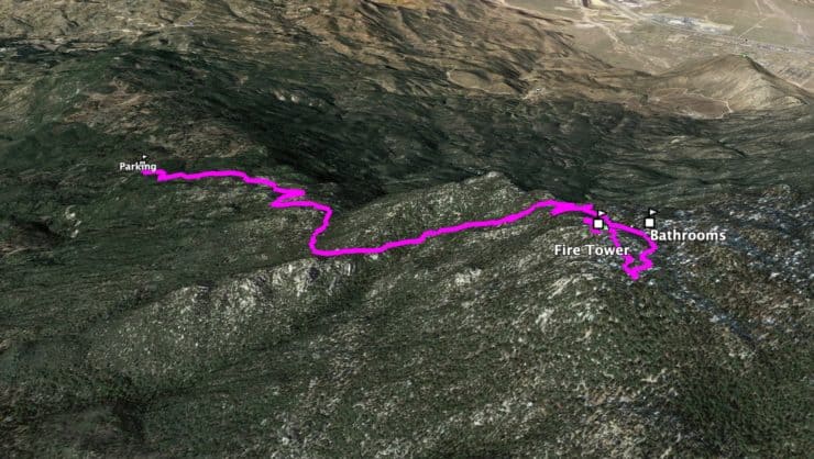 Black Mountain Trail 3d Map