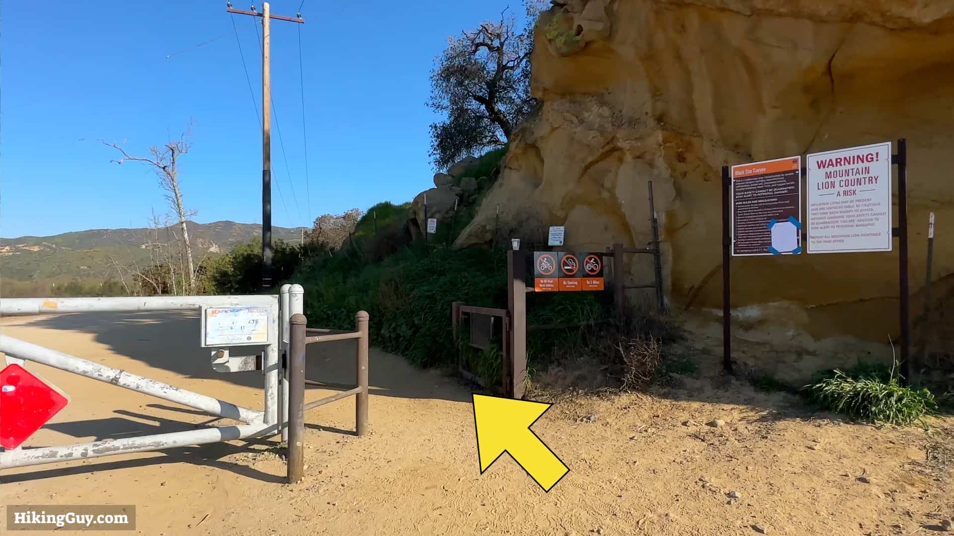 Black Star Canyon Directions 1