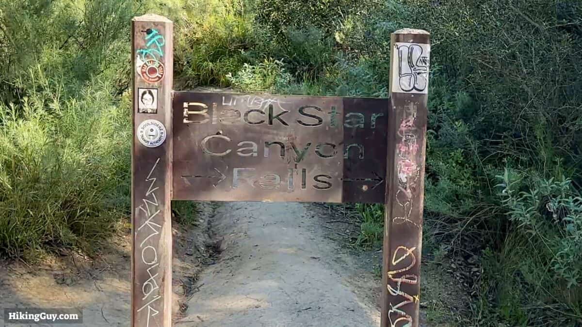 Black Star Canyon Falls Hike Directions 10