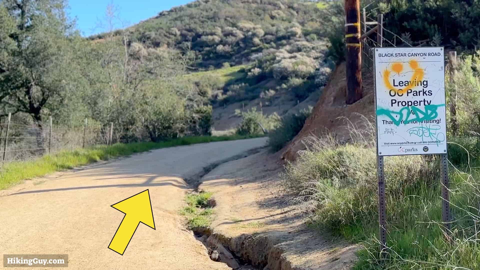 Black Star Canyon Falls Hike Directions 6