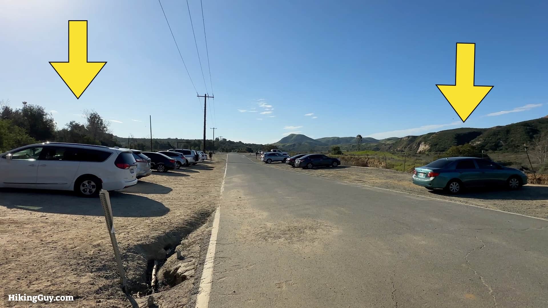Black Star Canyon Falls Parking