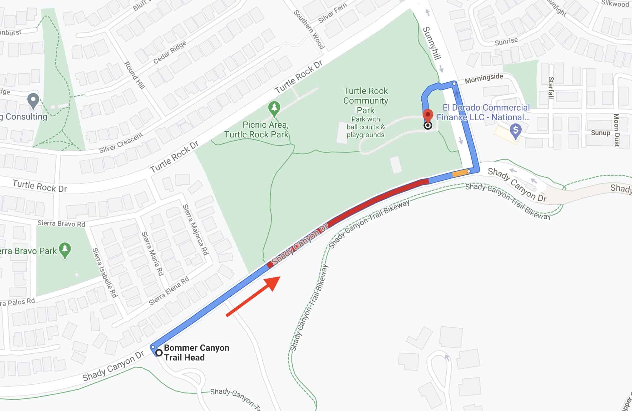 Bommer Canyon Overflow Parking