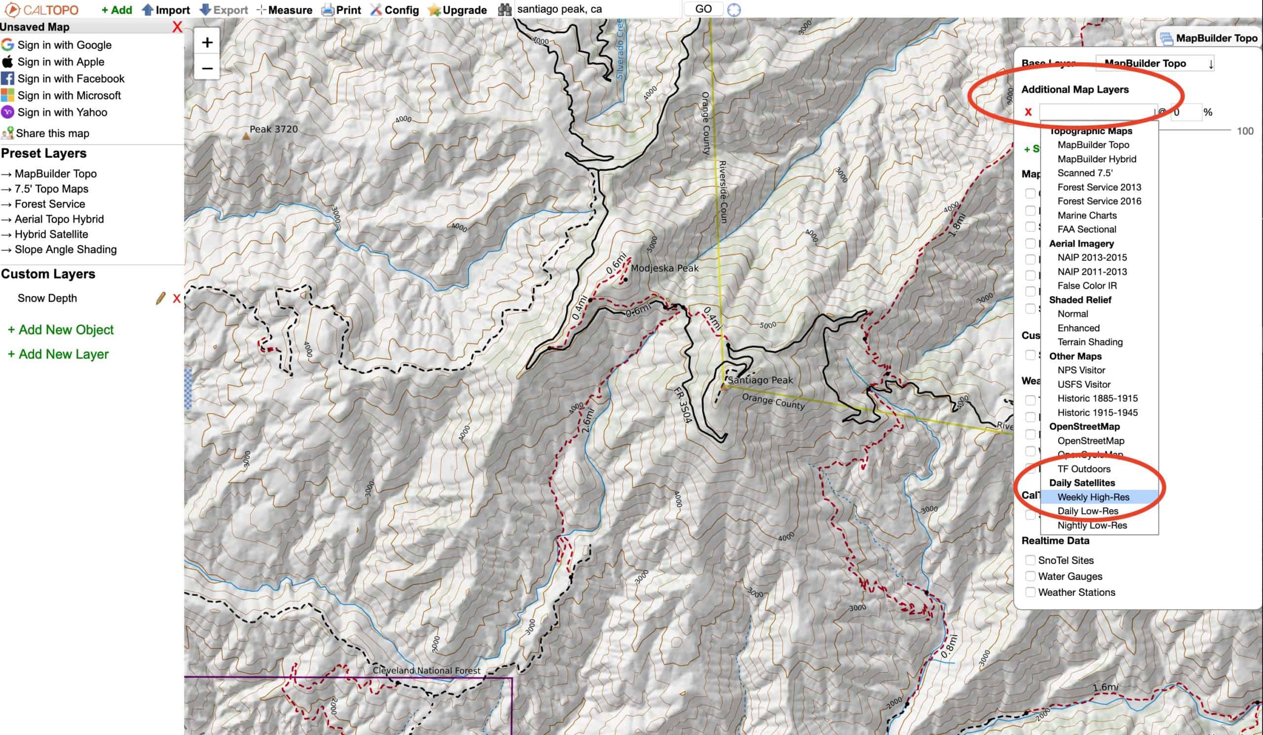 Caltopo Add Sat Image
