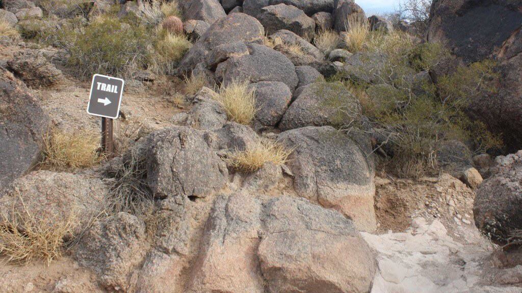 Camelback Mountain Hike crosses rocks