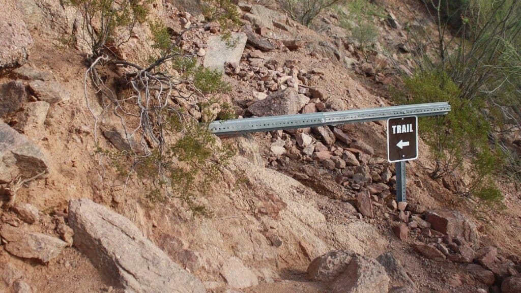 Camelback Mountain Hike sign