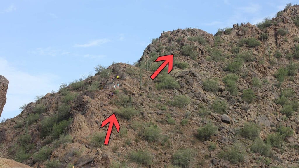 Camelback Mountain hikers