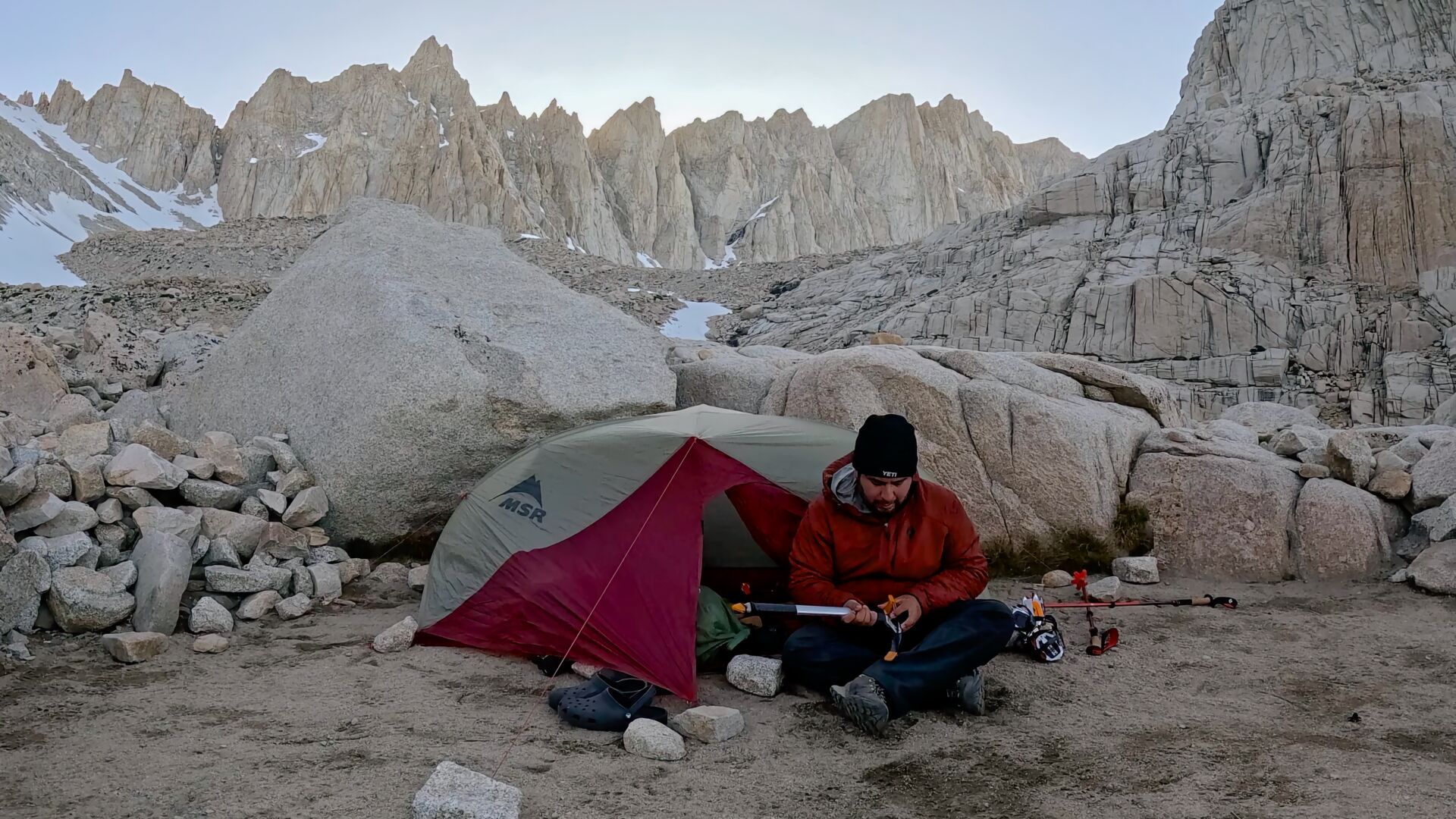 Camping At Mt Whitney