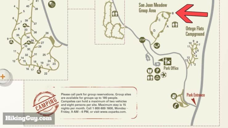  San Juan Meadow Group Area map