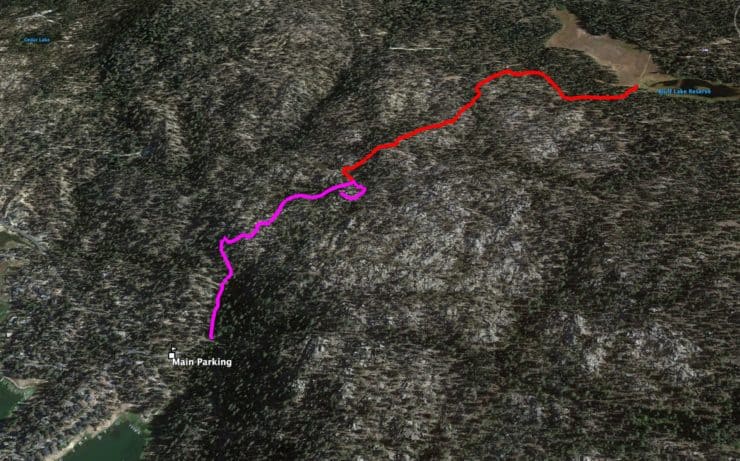 Caslte Rock Trail 3d Map