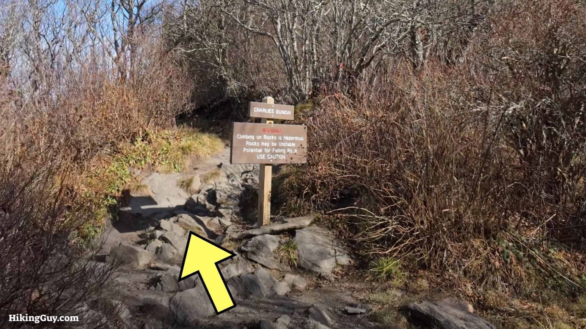 Charlies Bunion Trail Directions 5