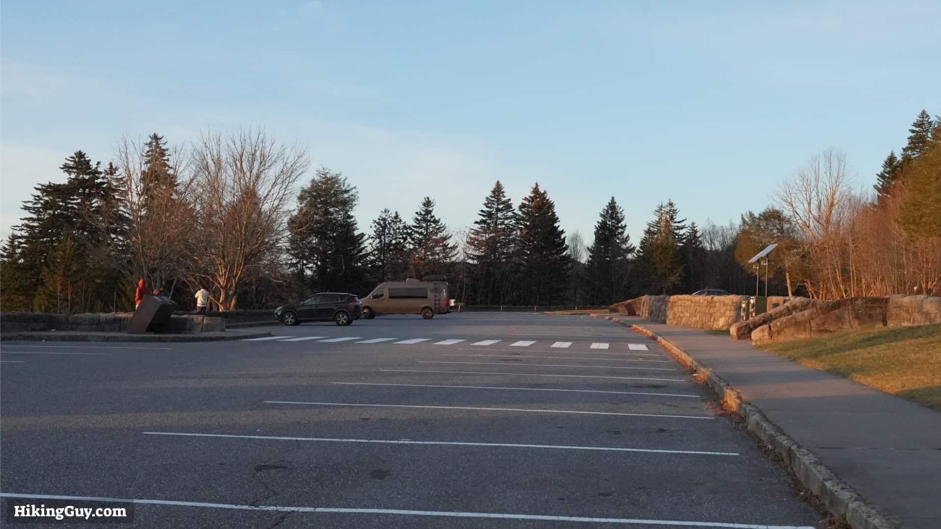 Charlies Bunion Trail Parking Lot