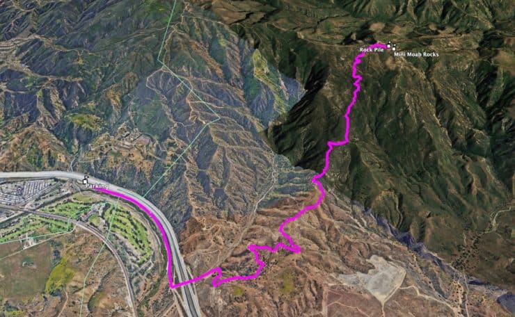 Coal Canyon 3d Map