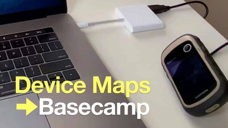 How To Copy Garmin TopoActive Maps From GPS Device to Basecamp