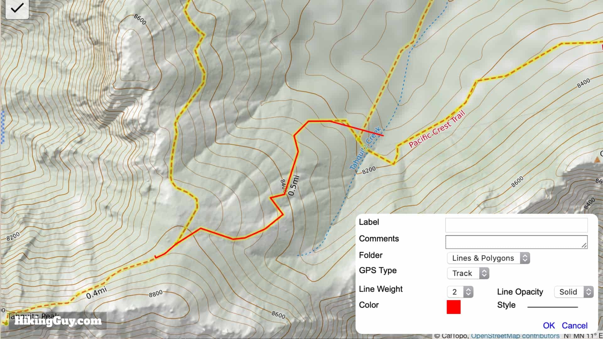 Creating A Gpx Track