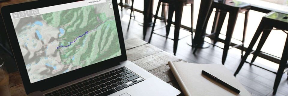 creating hiking GPX route on computer