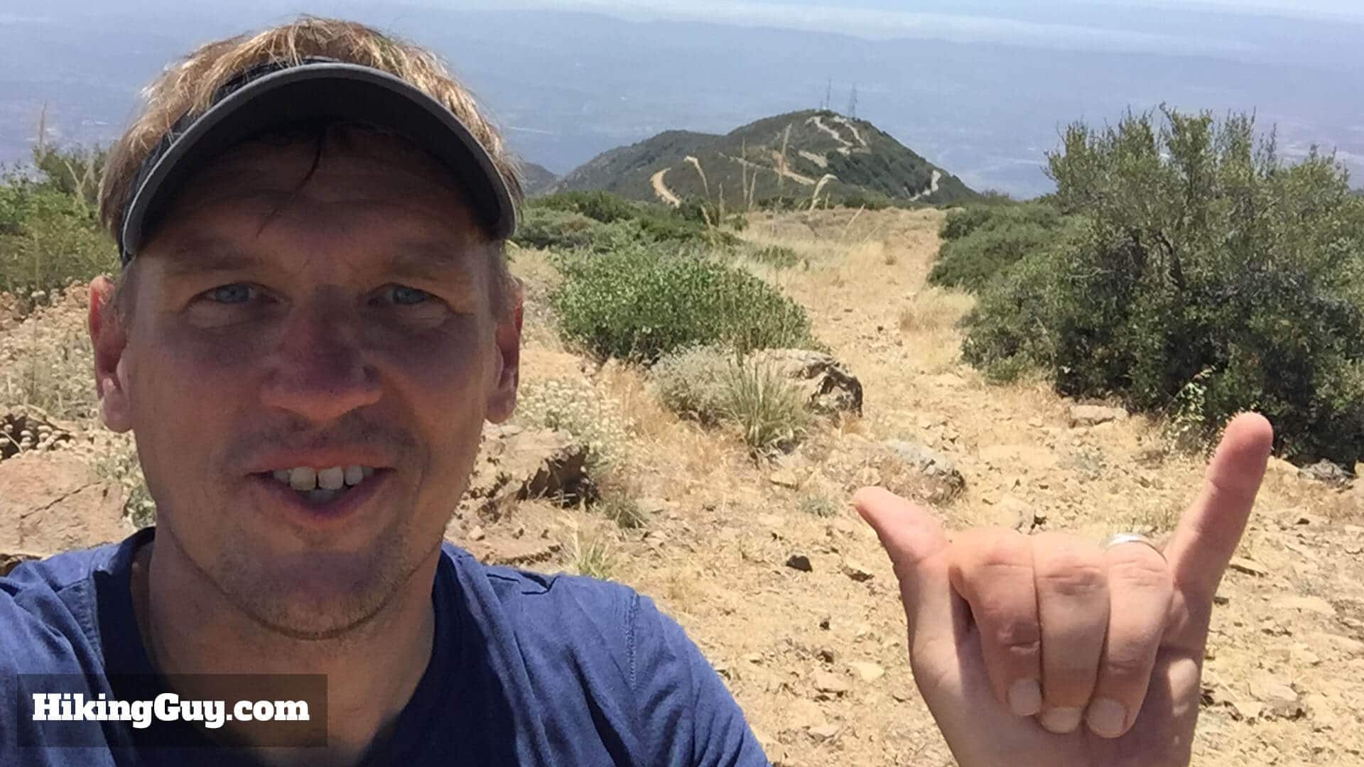 cris hazzard on Modjeska Peak 