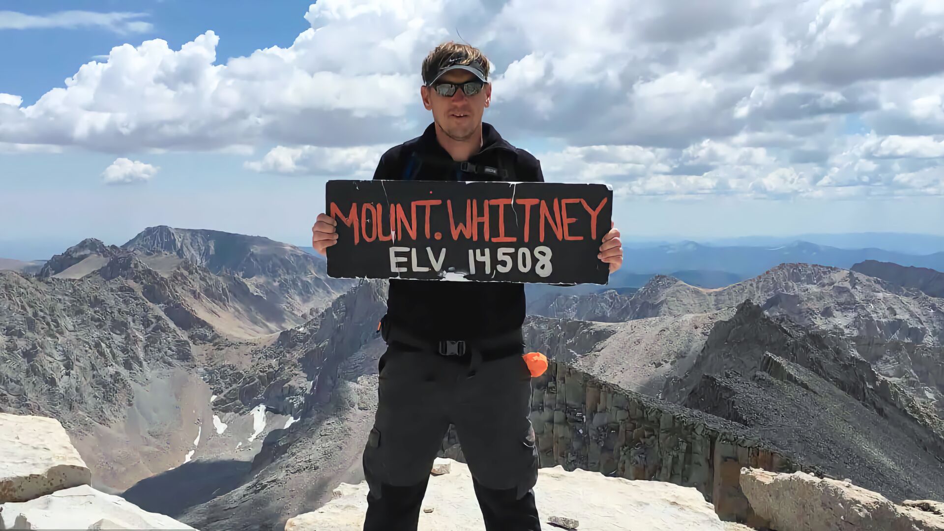 Cris Hazzard On Whitney Summit