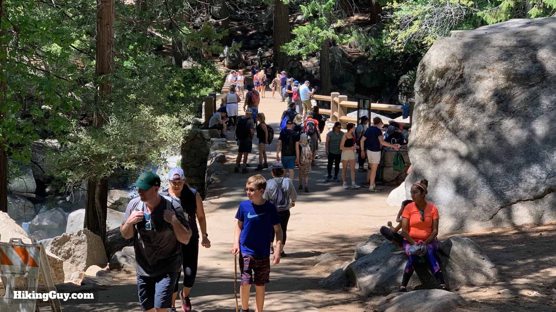 Crowds At Yosemite