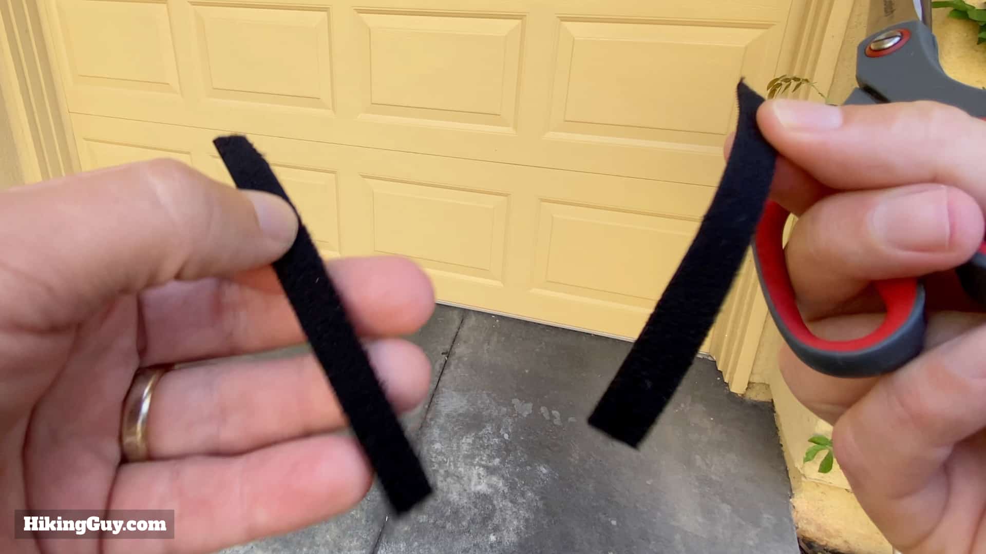 Cutting Velcro In Half