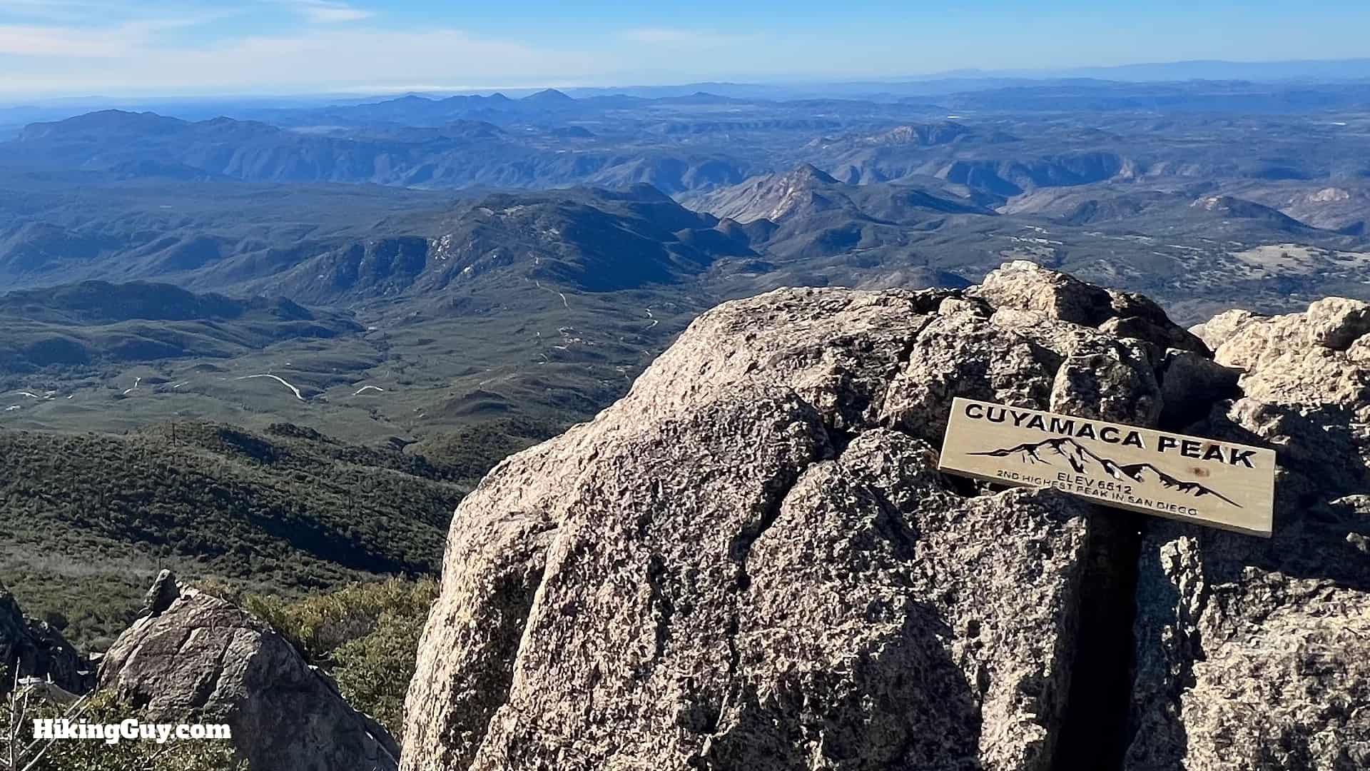 Cuyamaca Peak Hike Loop 35