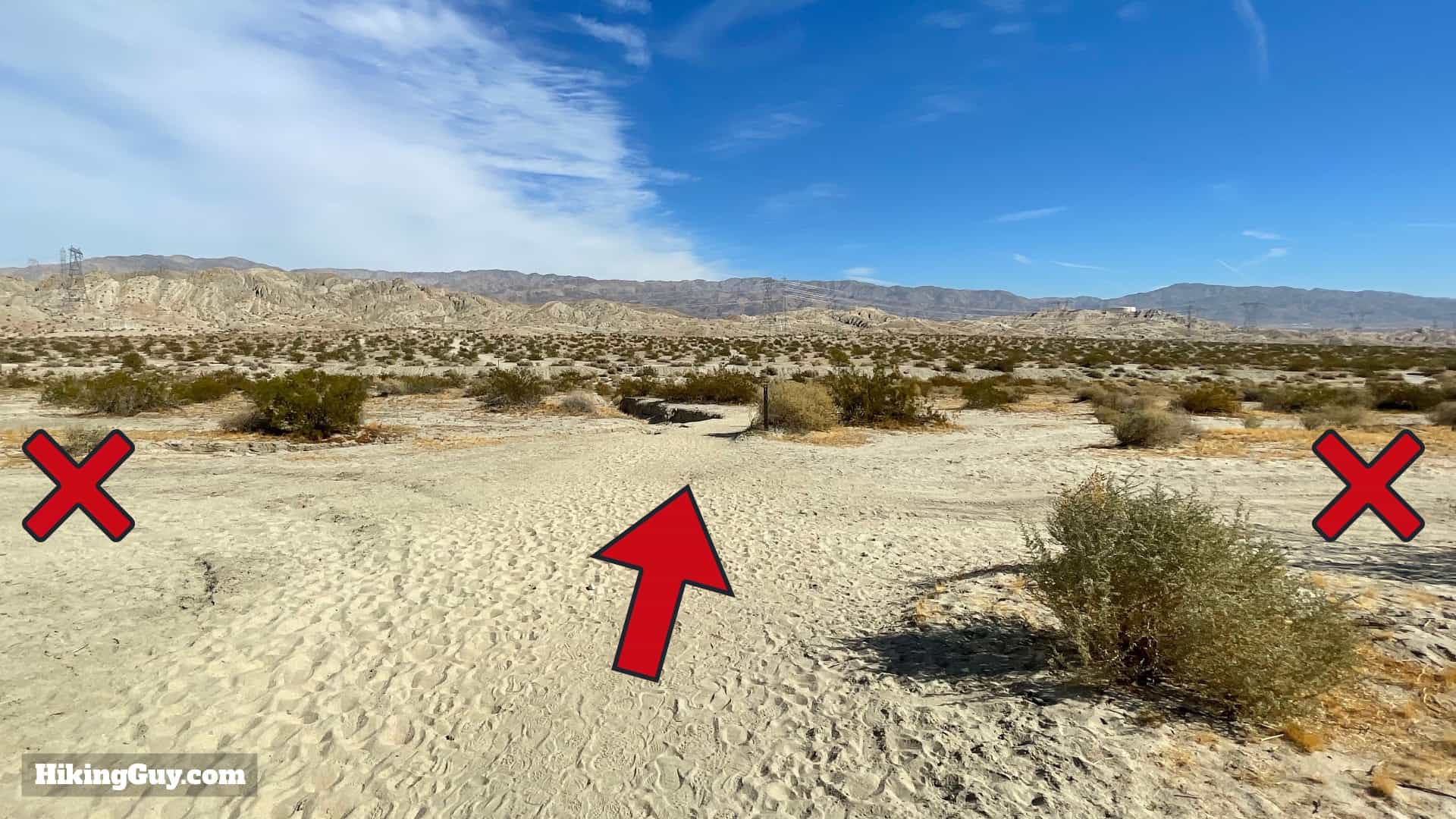 East Indio Badlands Trail Directions 11