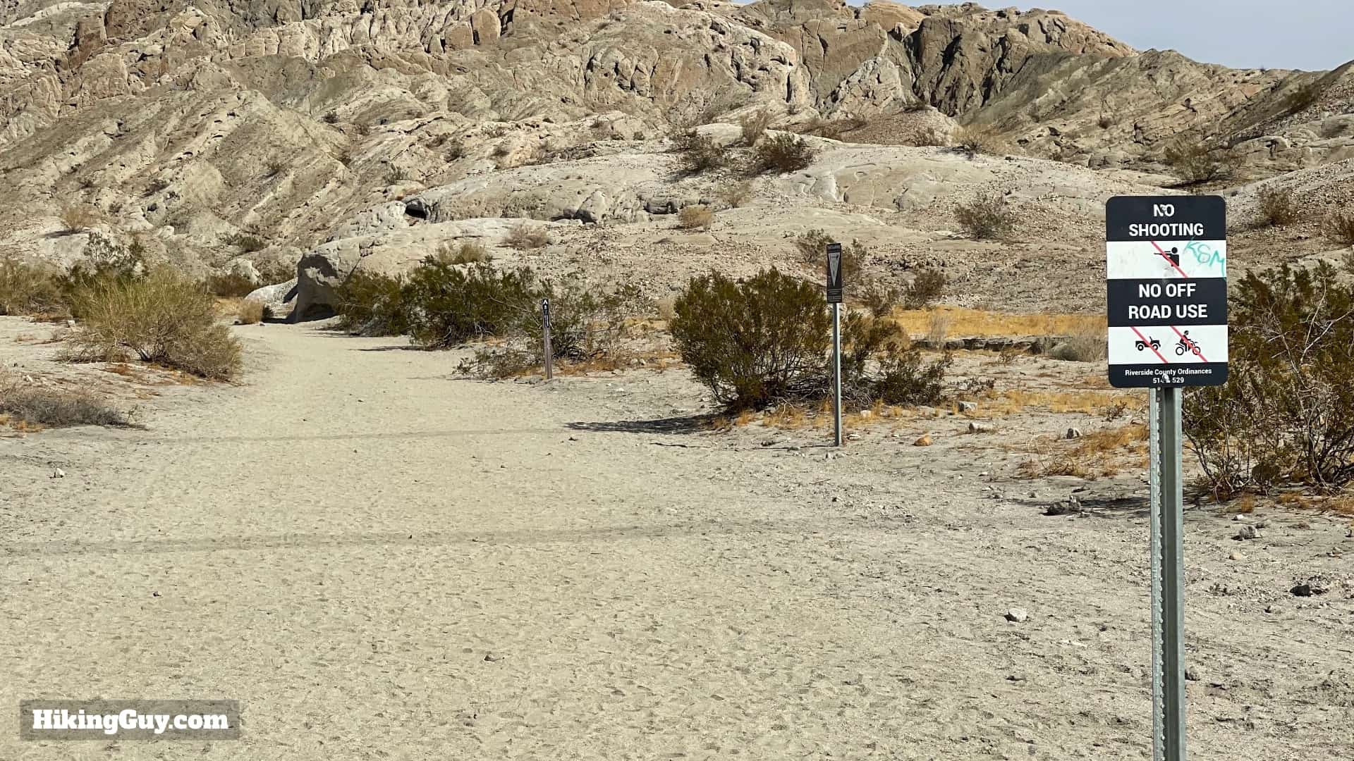 East Indio Badlands Trail Directions 12