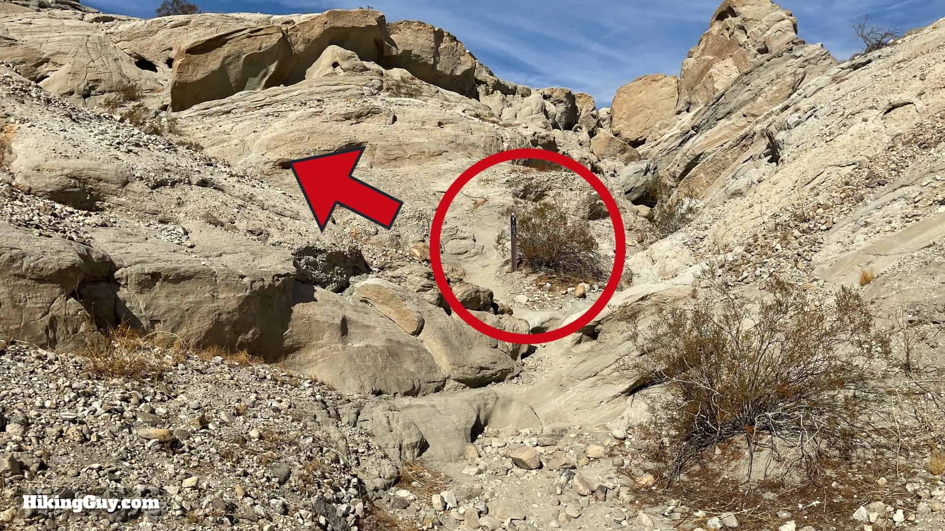 East Indio Badlands Trail Directions 17