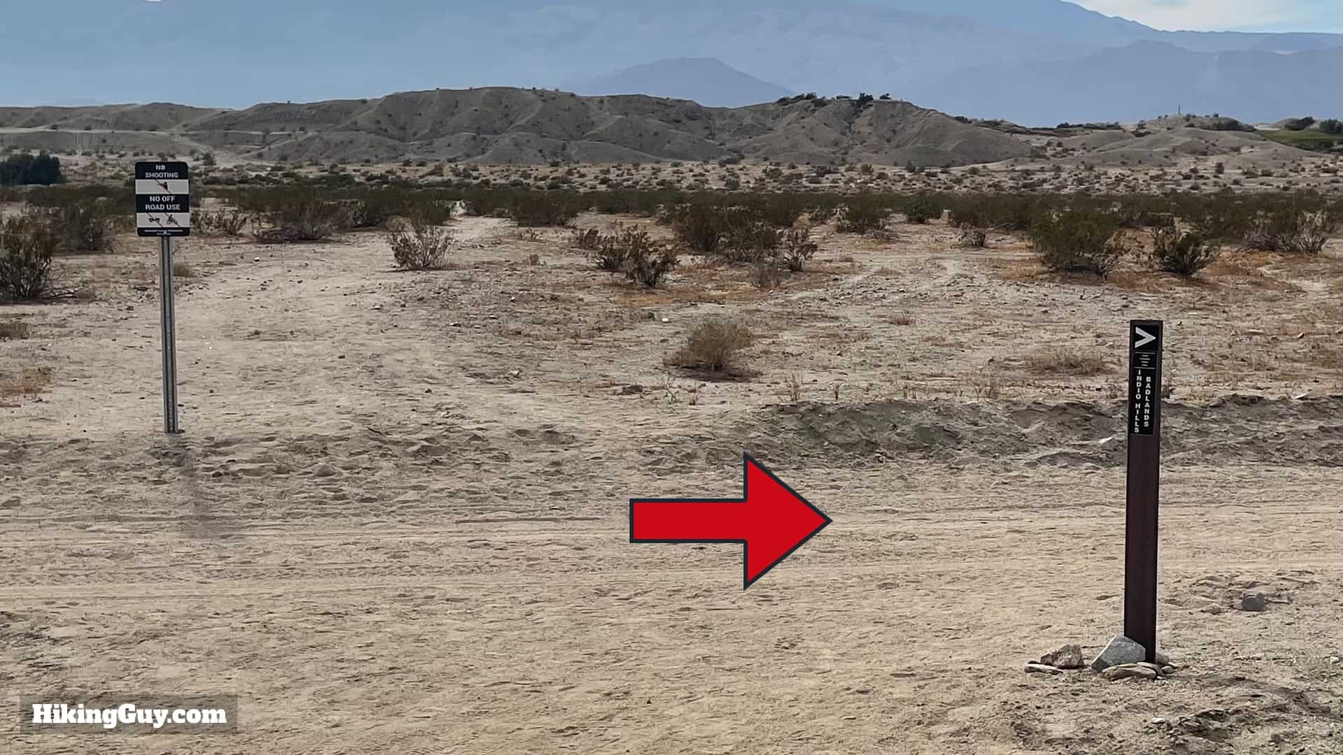 East Indio Badlands Trail Directions 38