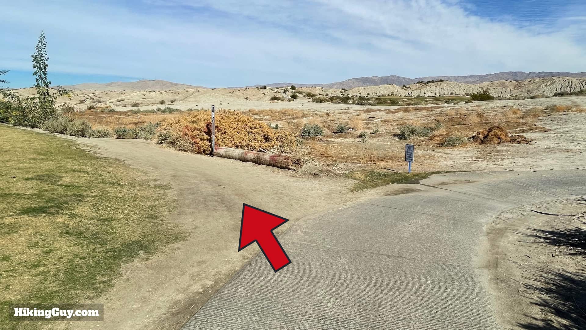 East Indio Badlands Trail Directions 6