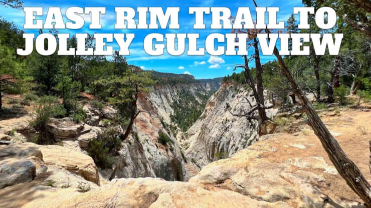 East Rim Trail to Jolley Gulch Viewpoint (Zion)