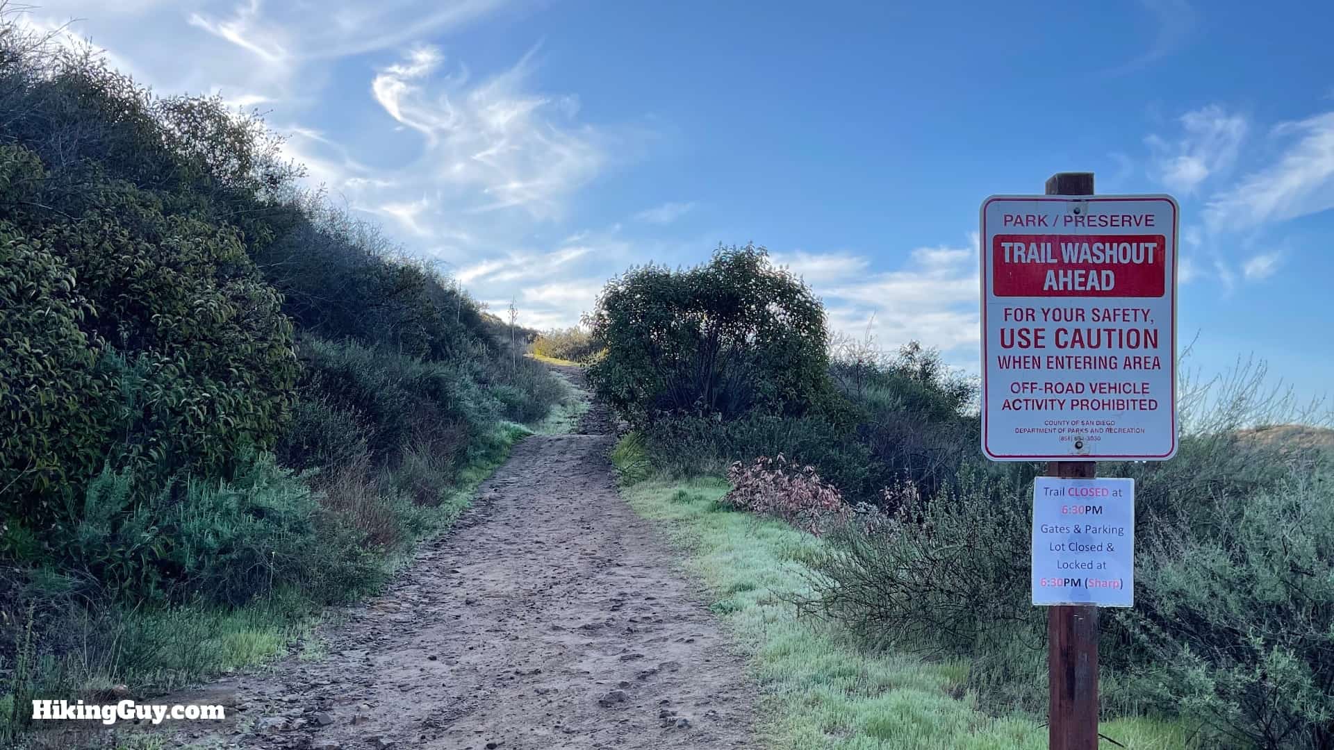 El Cajon Trail Directions 29