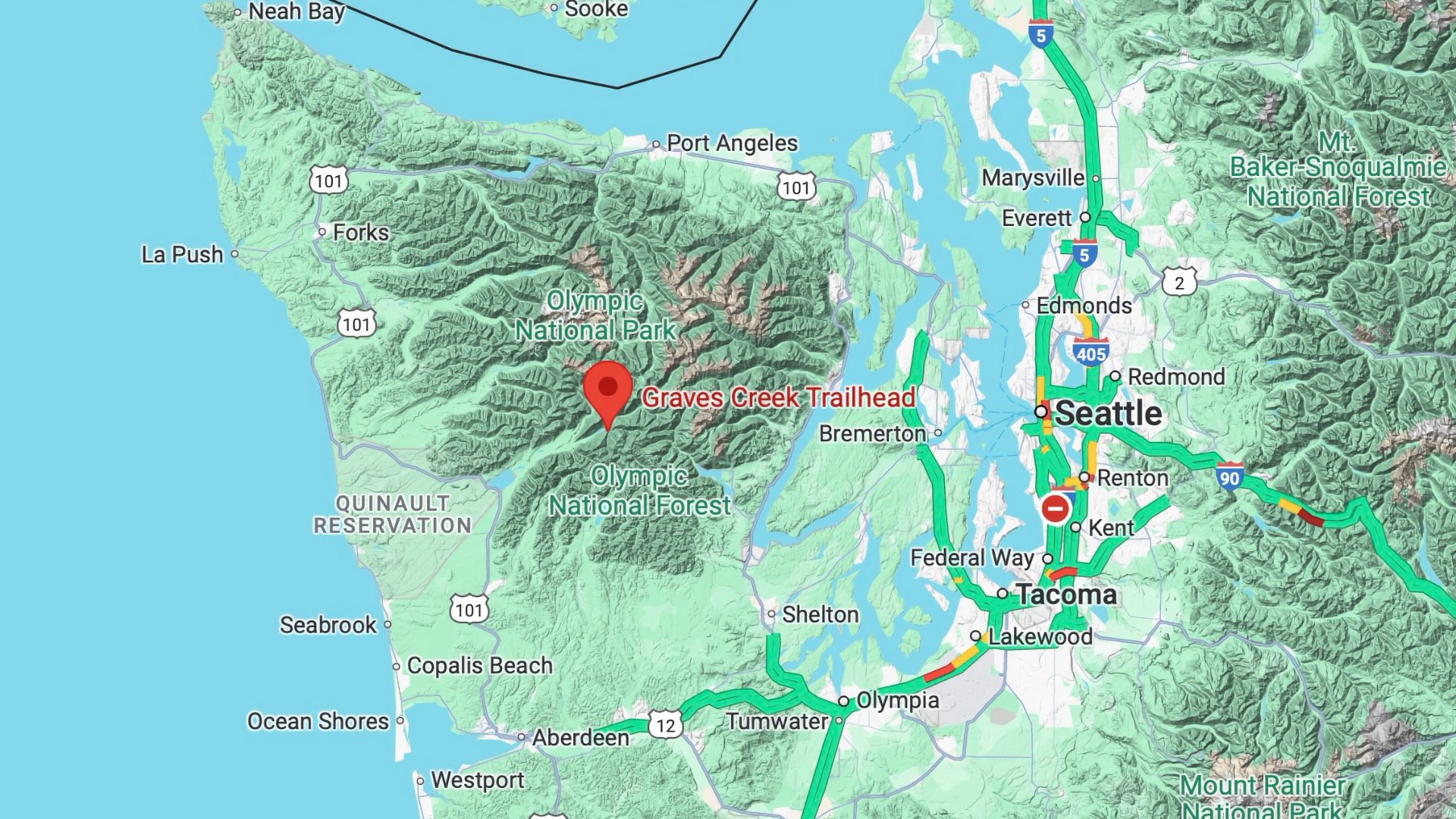 Enchanted Valley Chalet Trailhead Location
