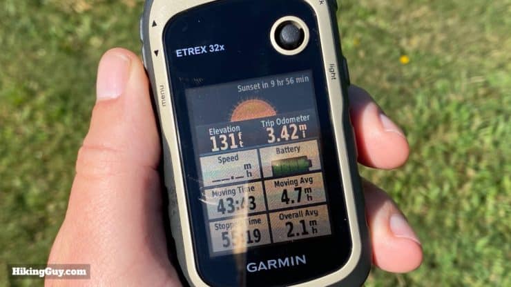 Walk with an Outdoor GPS Unit - Garmin eTrex 32x 