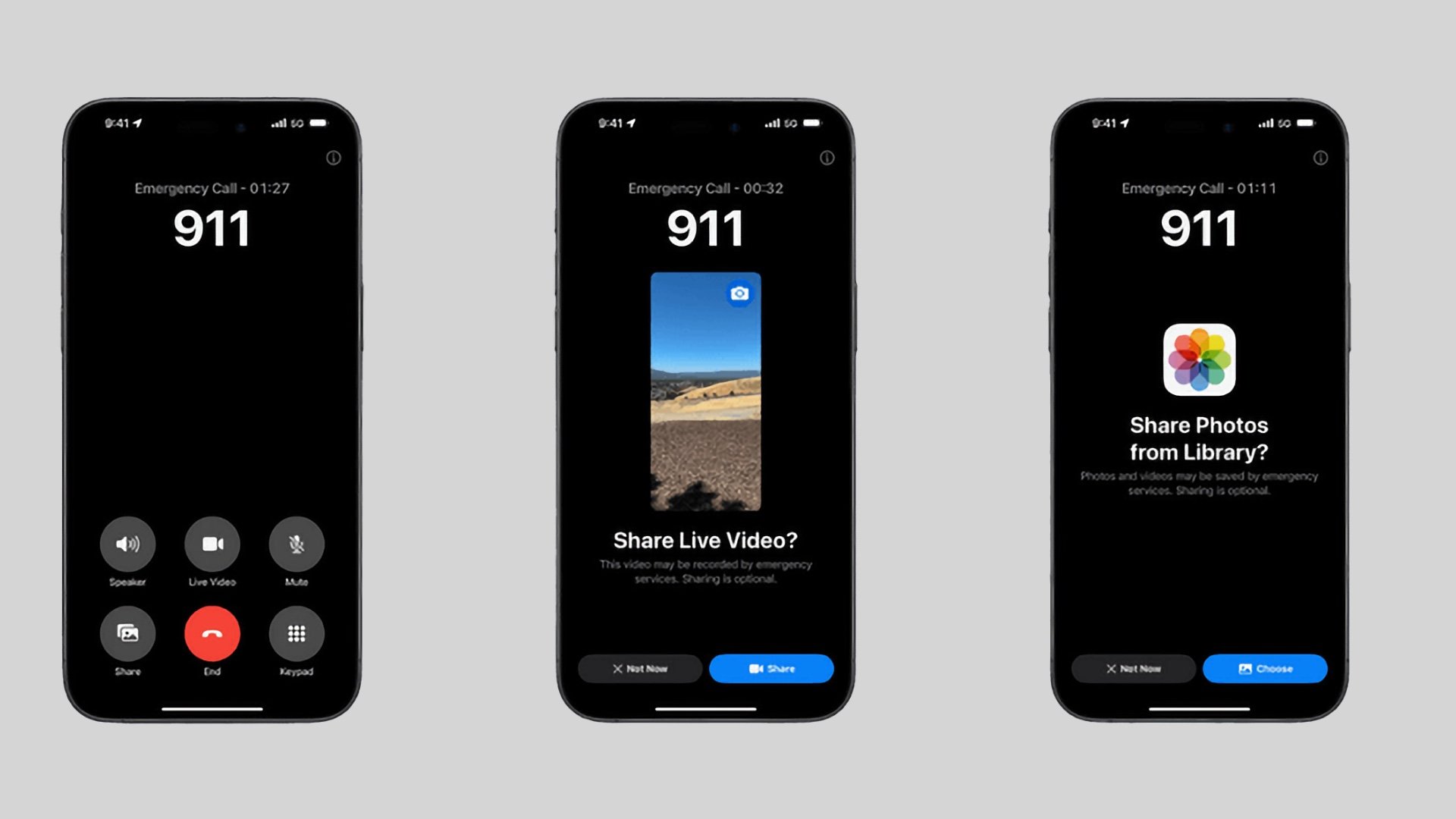 Facetime 911 Screens