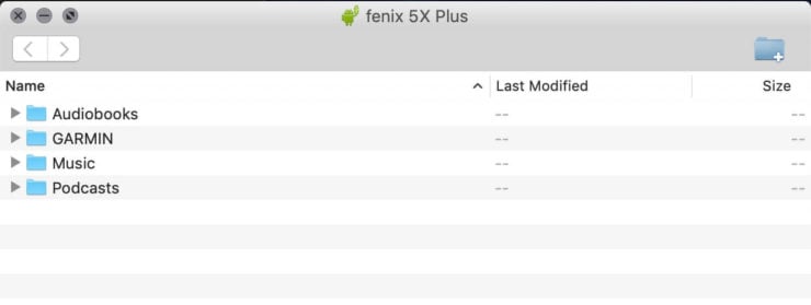Fenix 5x Plus File Transfer