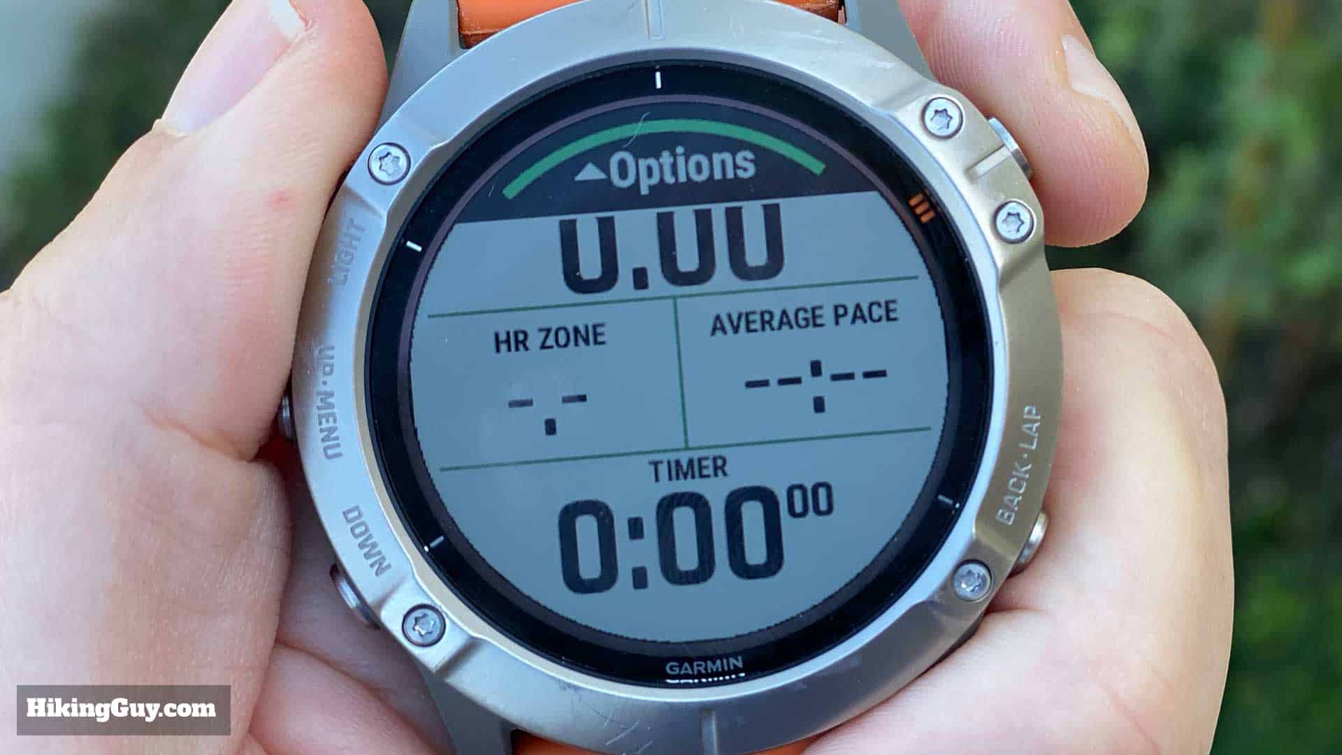 Fenix 6 Activity Deatil