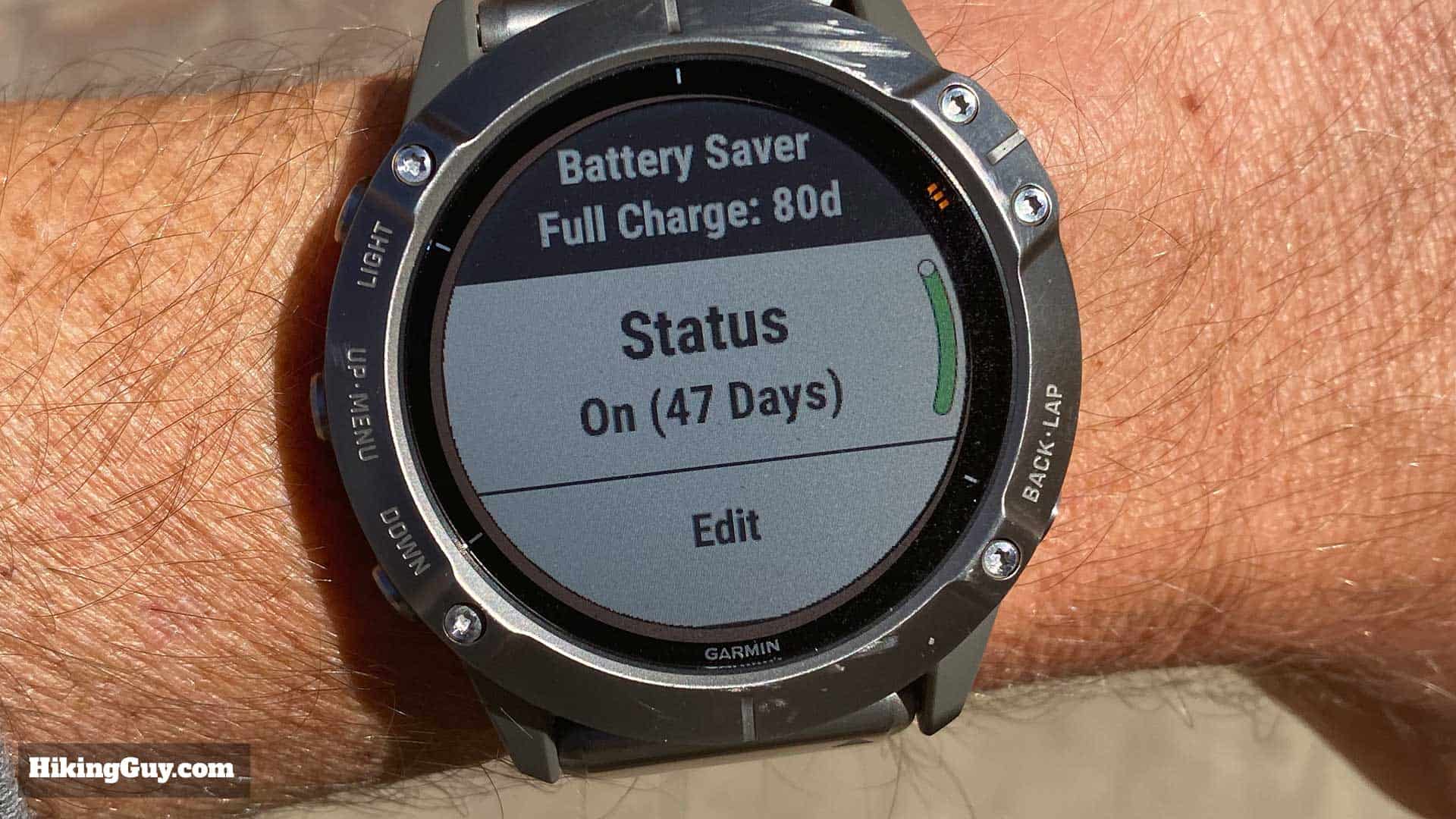 Fenix 6 Battery Saver