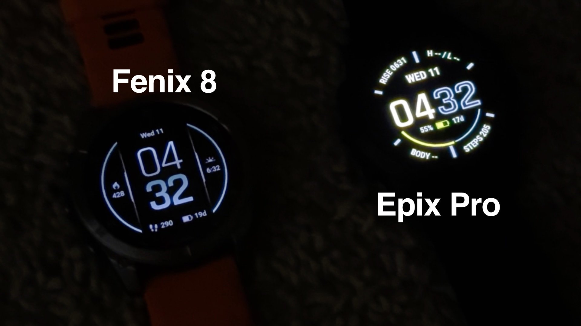 Fenix 8 Night Dim
