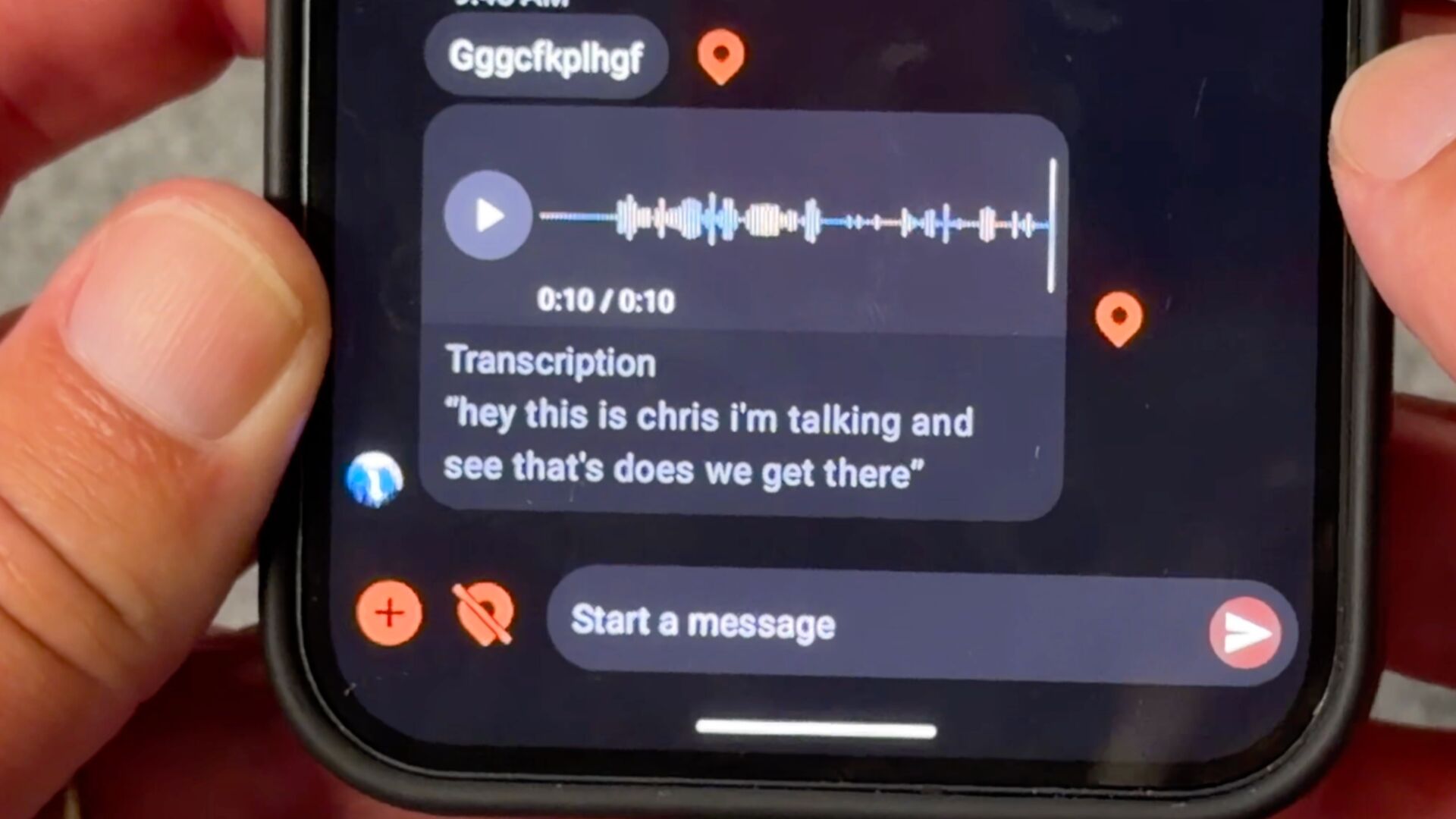 Fenix 8 Voice Transcription