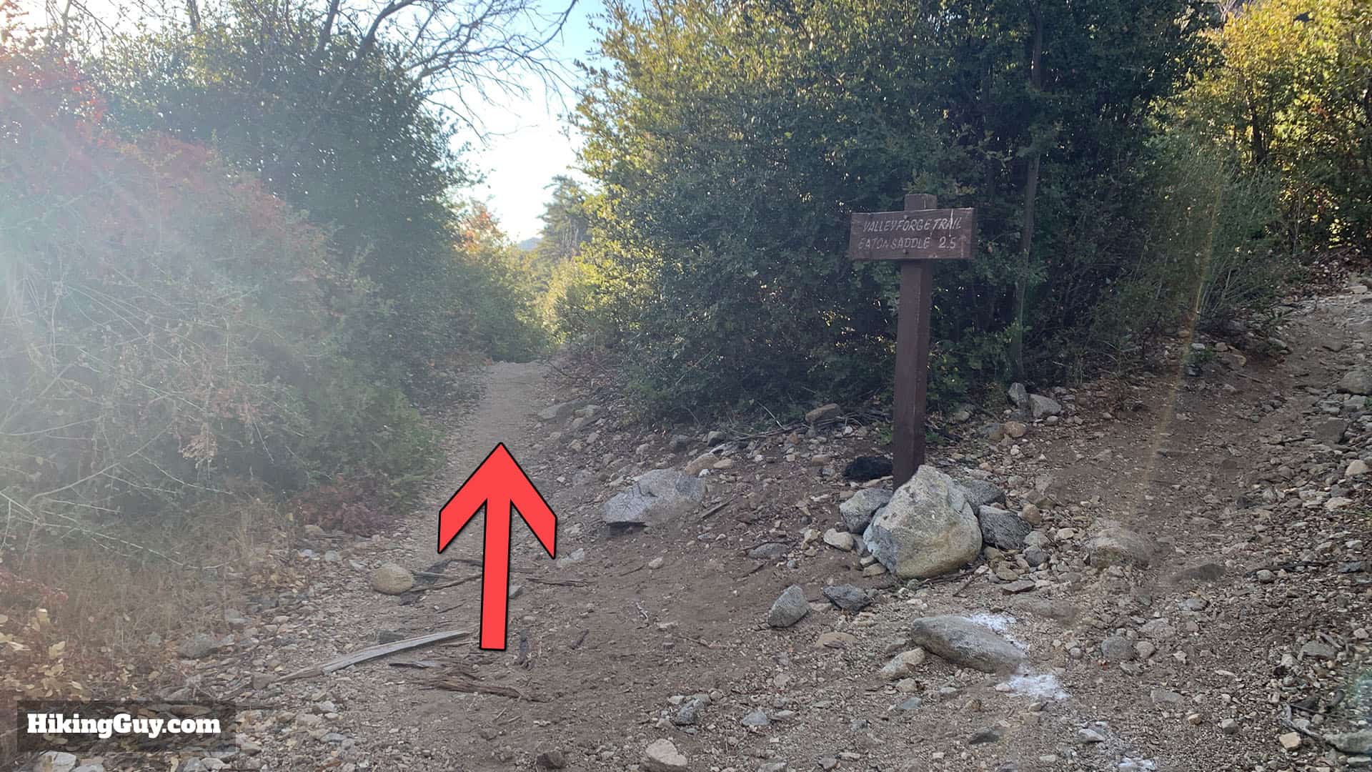 Gabrielino Trail Eastbound Directions 43